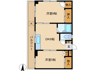 【間取り】 | 第25シンエイビル