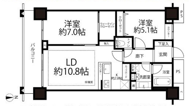 【間取り】 | ベイクレストタワー