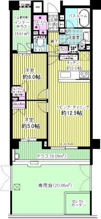 【間取り】 | ライオンズ大森西グランフォート