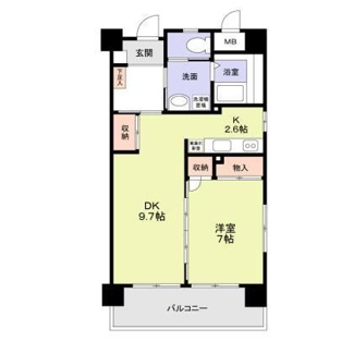 【間取り】 | ジュネス北国分 | 間取りです。
