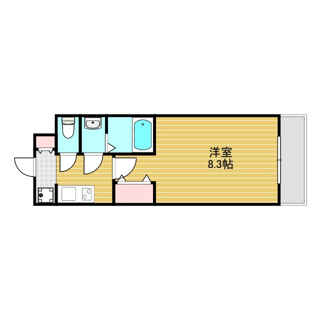 スプランディッド新大阪3の間取り