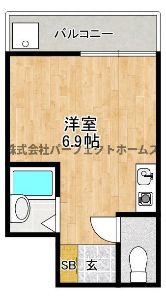 サンライズ枚方の間取り