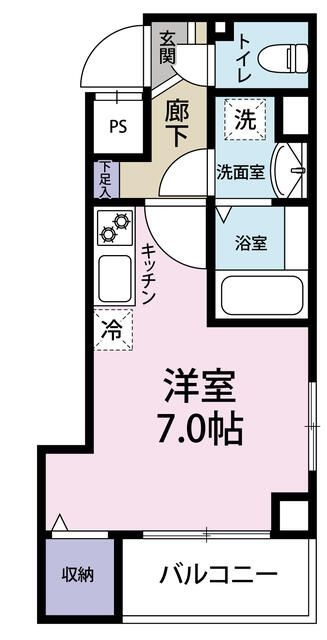 プレーマ南千住の間取り|間取りです。