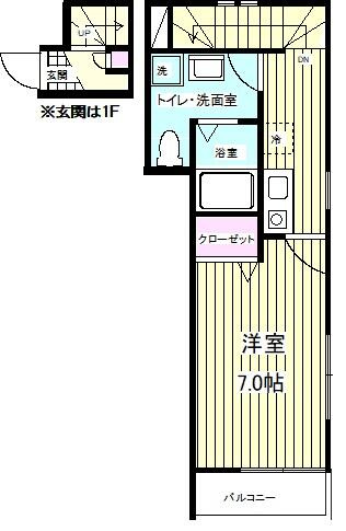 【間取り】 | ホルン西蒲田