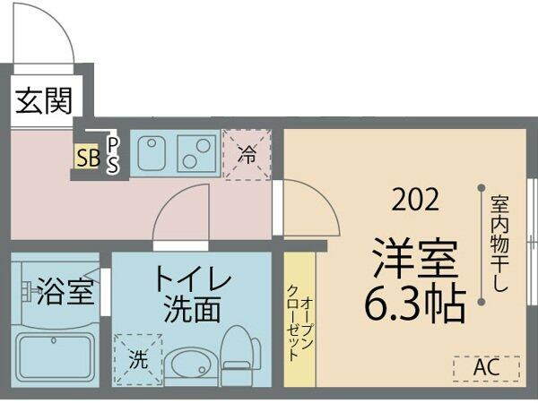 海老名市国分南２丁目のアパートの間取り