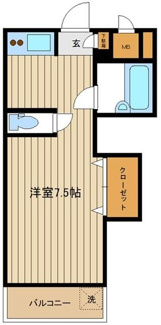 【間取り】 | ｆｉｔ・代々木公園 | 間取りです。