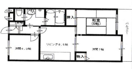 クレアコートの間取り