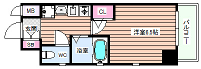 【間取り】 | エスリード東天満第2
