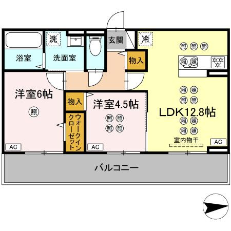 【間取り】 | トリシア上中野