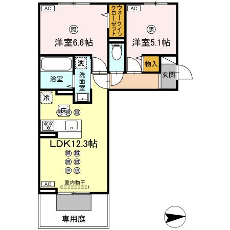 【間取り】 | トリシア上中野