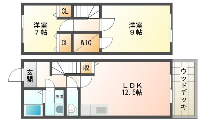 【間取り】 | ピュアライン今保
