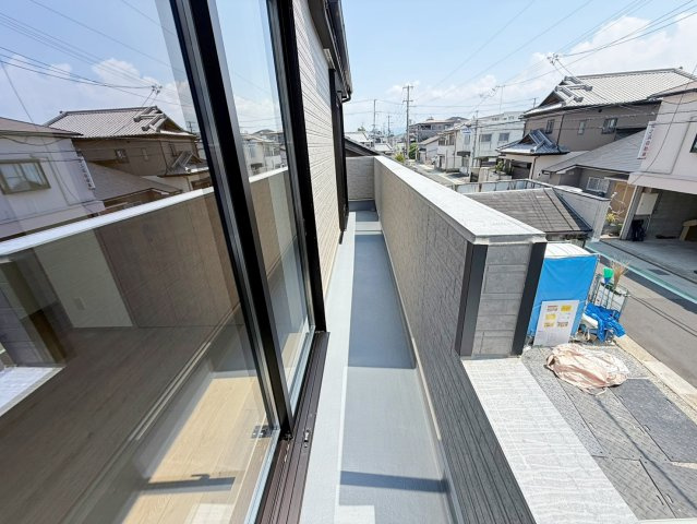 忠岡町忠岡南2丁目新築戸建（B号地）のバルコニー