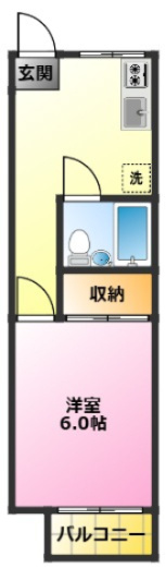 サンコーポの間取り|2人入居可能♪