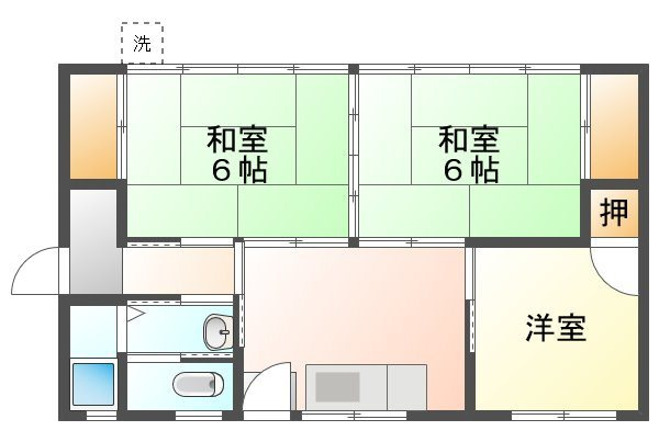 【間取り】 | 石井借家