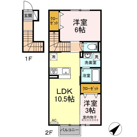 【間取り】 | グレイスホームＣ棟