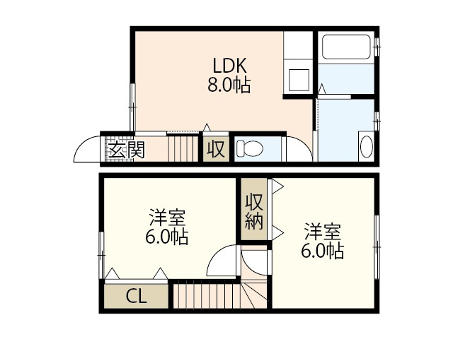 【間取り】 | 庭瀬ダイイチコーポ