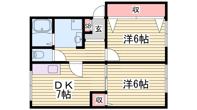 アネックスⅠの間取り