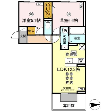 【間取り】 | トリシア上中野