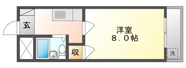 【間取り】 | プレアール大供Ⅱ