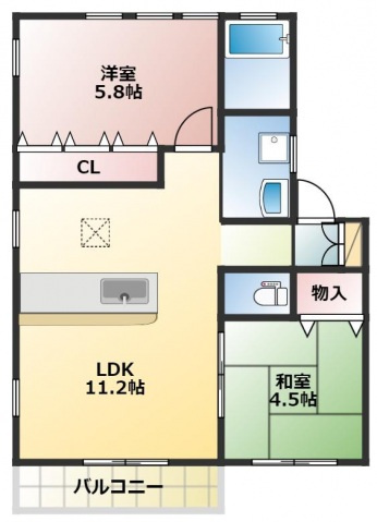 【間取り】 | 大福プランドール