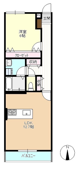 【間取り】 | アルカンジュ高柳西町