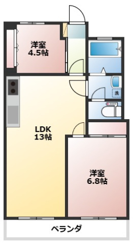 【間取り】 | パークヒルズ奥田
