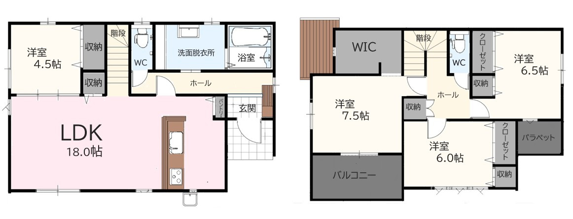 宗像市日の里4丁目4期の間取り
