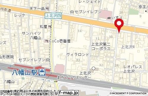 アローハイツ上北沢の地図