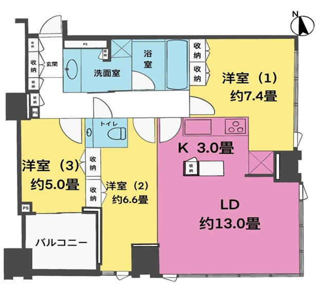 【間取り】 | シティタワーズ豊洲ザ・シンボル