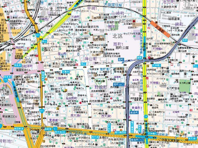 【地図】 | SWISS梅田東