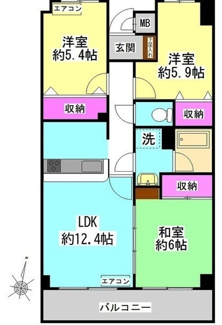 【間取り】 | パルテ西山