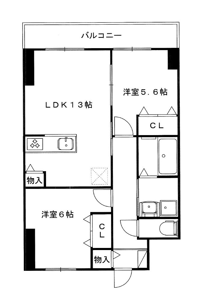 グランレブリー桂川グレイスレジデンスの間取り