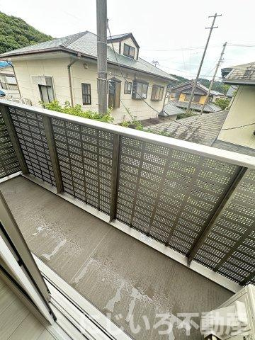 フィオーレガーデン阿南のバルコニー