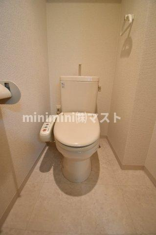 エイペックス松屋町ヴァンデュールのトイレ|※建物内別間取参考写真