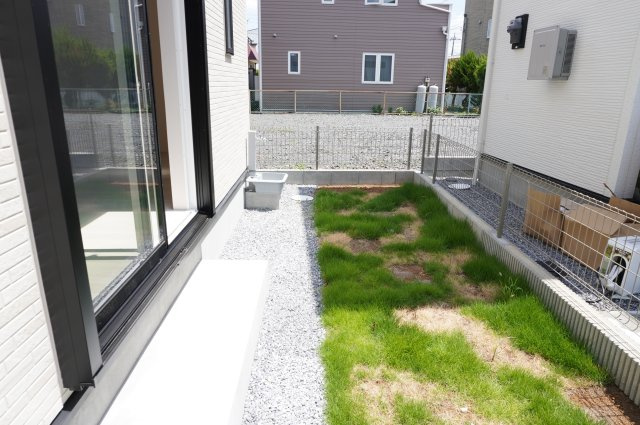 草加市新善町 新築分譲住宅 全8棟 6号棟の庭