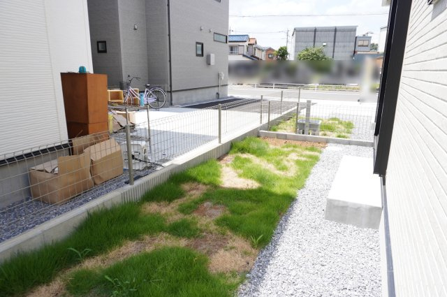 草加市新善町 新築分譲住宅 全8棟 6号棟の庭