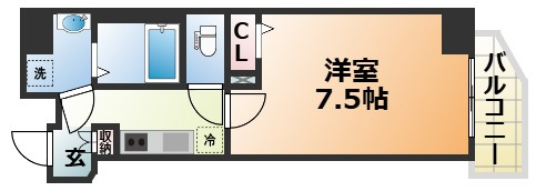 アドバンス神戸ラフィナートの間取り