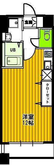 四丁目ヒルズの間取り|間取りです。