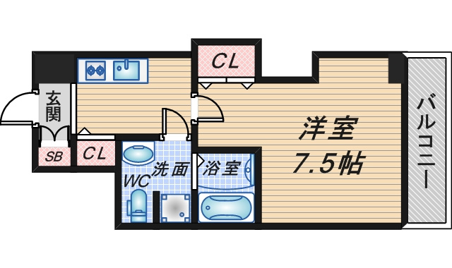 Ritz SQUARE domaniの間取り