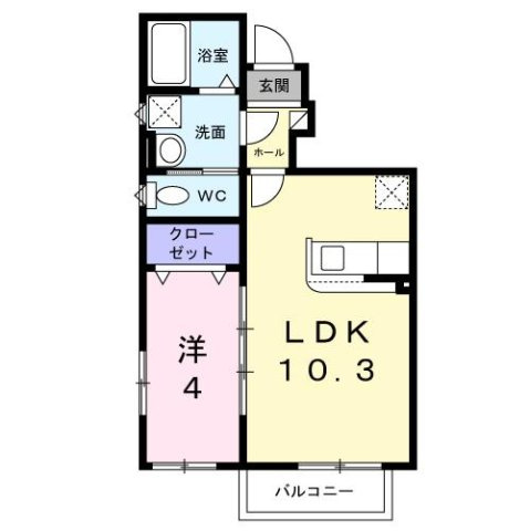 【間取り】 | レジデンス西下台