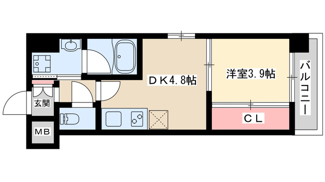 【間取り】 | エルシア新大阪