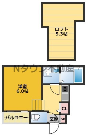 【間取り】 | イデアーレ尼ケ坂 | 間取り図です