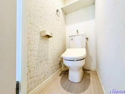 【トイレ】 | イデアーレ尼ケ坂 | 落ち着いた色調のトイレです