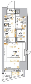 【間取り】 | クレイシア品川東大井 | 間取りです。