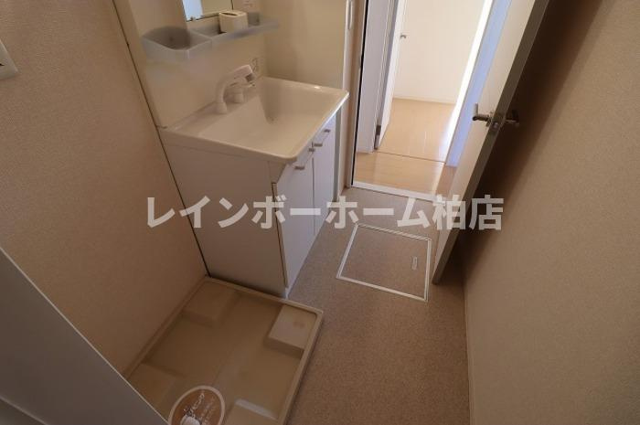 仲介手数料（賃料の1.10ヵ月）の50％OFF対象物件！の洗面所