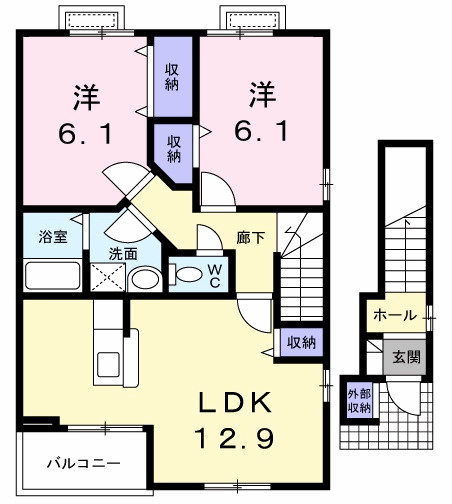 【間取り】 | レインボーＯＴＡ
