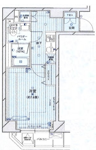 プレイス浅草橋の間取り|間取りです。