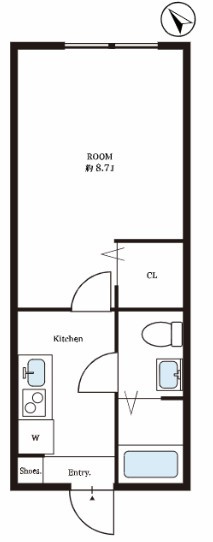 流山PS1の間取り