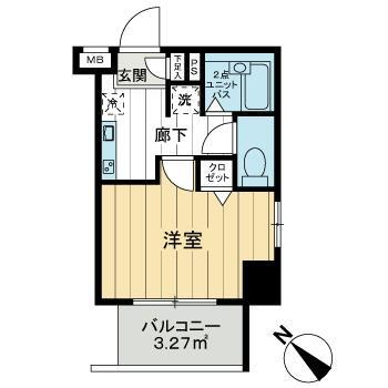メインステージ白山の間取り
