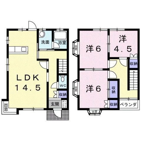 【間取り】 | タウンハウス
